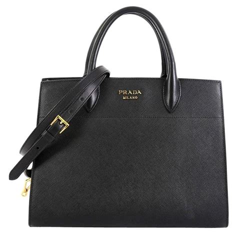 prada bibliotheque saffiano city black white|PRADA Saffiano City Calfskin Medium Bibliothèque Top Handle .